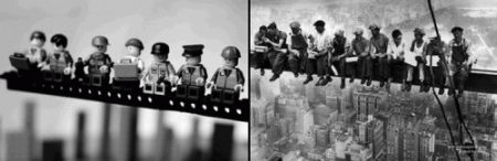 Лего-репродукции знаменитых фотографий
