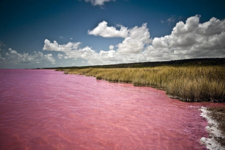 Озера с водой необычного цвета