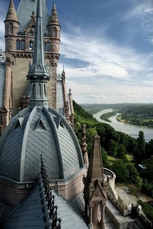 Необычный сказочный замок в Германии